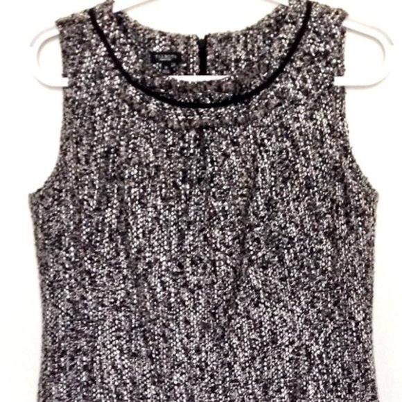 TALBOTS-Textured Wool Blend Jumper Dress - Picture 3 of 10